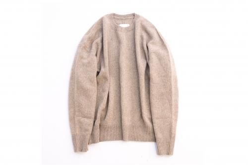 <img class='new_mark_img1' src='https://img.shop-pro.jp/img/new/icons47.gif' style='border:none;display:inline;margin:0px;padding:0px;width:auto;' />stein / EX FINE LAMBS CREW NECK KNIT LS(BEIGE)