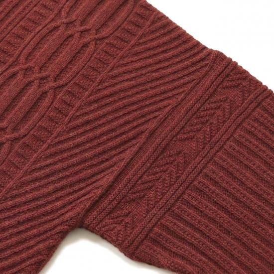 YASHIKI / Wadachi Knit(BURGUNDY) | ワダチニット(バーガンディ YASHIKI / Wadachi Knit(BURGUNDY) | ワダチニット(バーガンディ