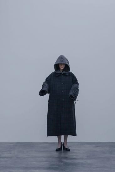 stein | シュタイン OVER SLEEVE INVESTIGATED COAT(SHADOW CHECK