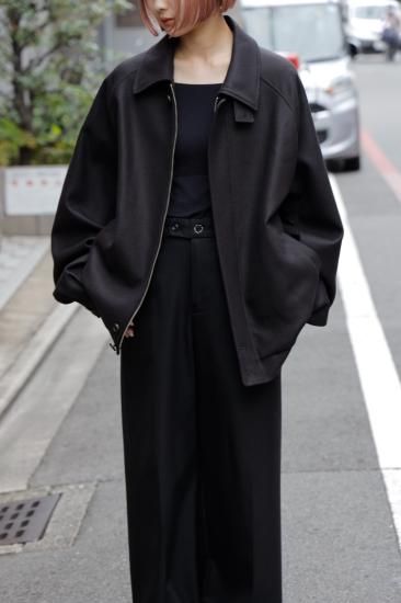 stein | シュタイン OVERSIZED MELTON HARRINGTON ZIP JACKET stein | シュタイン OVERSIZED MELTON HARRINGTON ZIP JACKET