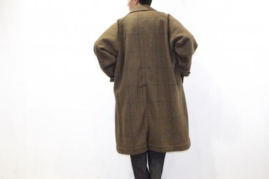 YOKE | REVERSIBLE KNIT BAL COLLAR COAT(BROWN) | リバーシブルニット ...