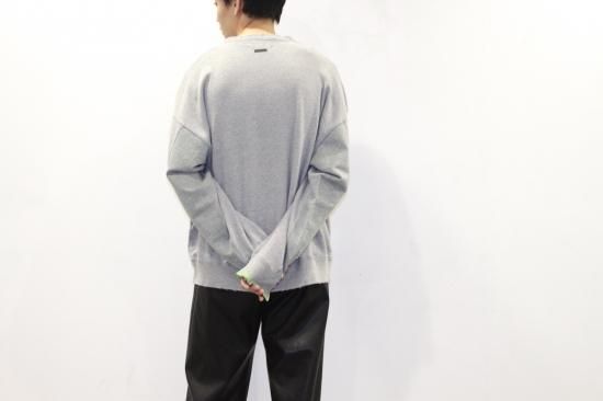stein | シュタイン OVERSIZED REBUILD SWEAT LS(GREY stein | シュタイン OVERSIZED REBUILD SWEAT LS(GREY