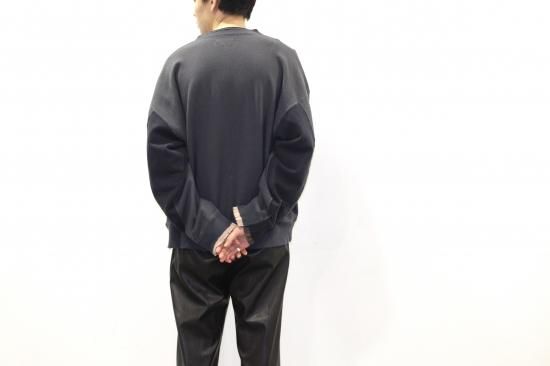 stein | シュタイン OVERSIZED REBUILD SWEAT LS(CHARCOAL stein | シュタイン OVERSIZED REBUILD SWEAT LS(CHARCOAL