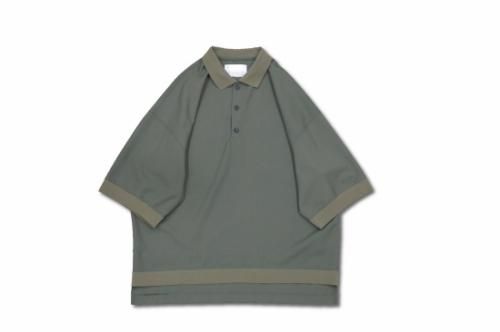 <img class='new_mark_img1' src='https://img.shop-pro.jp/img/new/icons47.gif' style='border:none;display:inline;margin:0px;padding:0px;width:auto;' />VOAAOV / OVERSIZED WASHABLE WOOL POLO(OLIVE)