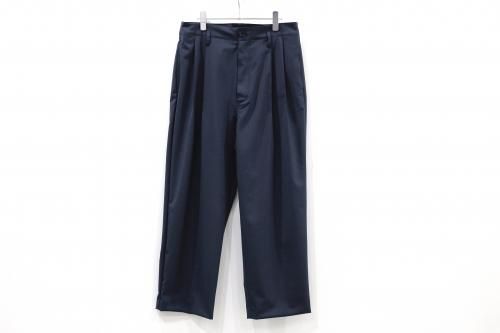 <img class='new_mark_img1' src='https://img.shop-pro.jp/img/new/icons47.gif' style='border:none;display:inline;margin:0px;padding:0px;width:auto;' />VOAAOV / TWO TUCK WIDE TROUSERS(NAVY)