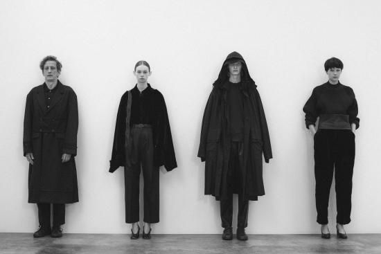 stein | シュタイン OVERSIZED LAYERED HOODED COAT(BLACK stein | シュタイン OVERSIZED LAYERED HOODED COAT(BLACK