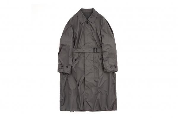 stein | シュタイン OVERSIZED WIND COAT(CHARCOAL) / オーバー