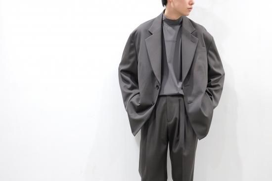 stein | シュタイン OVERSIZED SINGLE BREASTED JACKET(GREY KHAKI ...