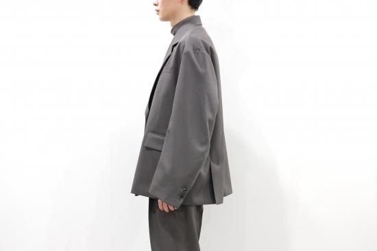 stein | シュタイン OVERSIZED SINGLE BREASTED JACKET(GREY KHAKI