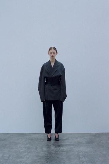 stein | シュタイン OVERSIZED SINGLE BREASTED JACKET(GREY