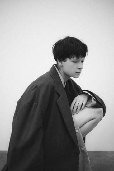 stein | シュタイン OVERSIZED SINGLE BREASTED JACKET(GREY