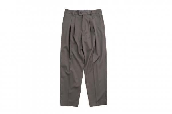 stein | シュタイン WIDE TAPERED TROUSERS(GREY KHAKI) / ワイド ...