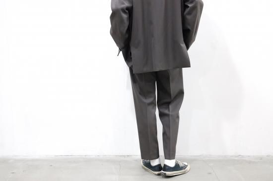 stein | シュタイン WIDE TAPERED TROUSERS(GREY KHAKI) / ワイド 