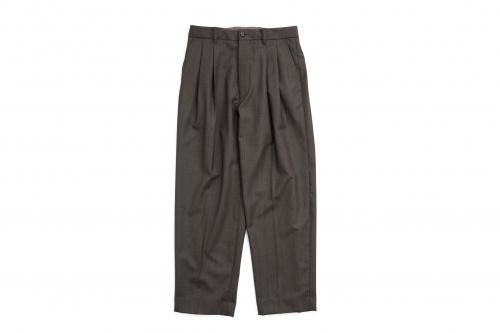 <img class='new_mark_img1' src='https://img.shop-pro.jp/img/new/icons47.gif' style='border:none;display:inline;margin:0px;padding:0px;width:auto;' />stein / EX WIDE TAPERED TROUSERS(BROWN)