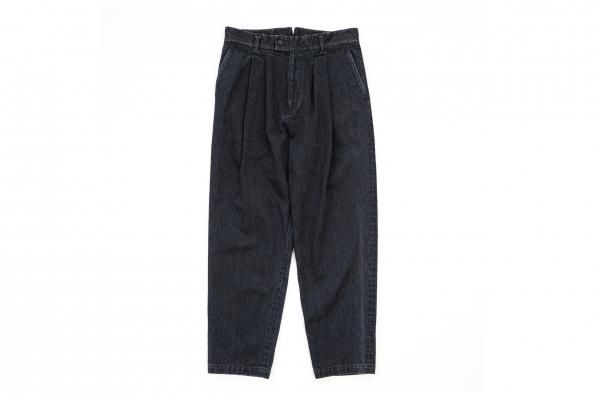 【stein】two tuck denim trousers