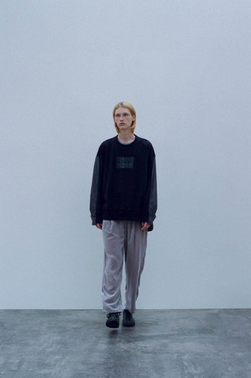 stein | シュタイン OVERSIZED BACK NYLON SWEAT LS(DARK NAVY