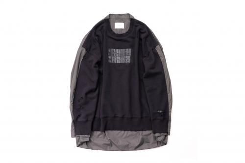 <img class='new_mark_img1' src='https://img.shop-pro.jp/img/new/icons47.gif' style='border:none;display:inline;margin:0px;padding:0px;width:auto;' />stein / OVERSIZED BACK NYLON SWEAT LS(DARK NAVY)