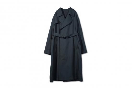 YOKE | RIVERSIBLE DOUBLE-BREASTED COAT(OCEAN NAVY YOKE | RIVERSIBLE DOUBLE-BREASTED COAT(OCEAN NAVY