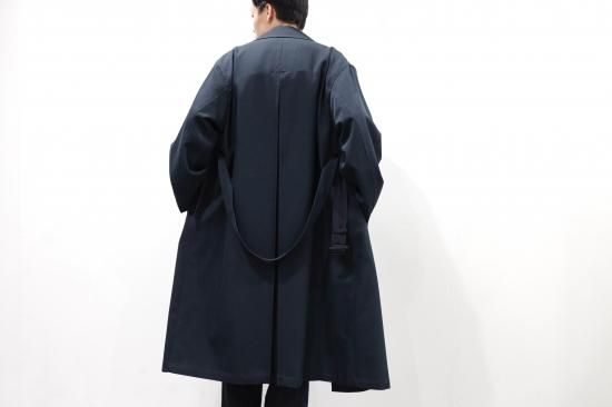 YOKE | RIVERSIBLE DOUBLE-BREASTED COAT(OCEAN NAVY YOKE | RIVERSIBLE DOUBLE-BREASTED COAT(OCEAN NAVY
