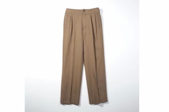YOKE | 2TUCK WIDE GURKHA TROUSERS(DUSTY TAUPE) | 2タック YOKE | 2TUCK WIDE GURKHA TROUSERS(DUSTY TAUPE) | 2タック