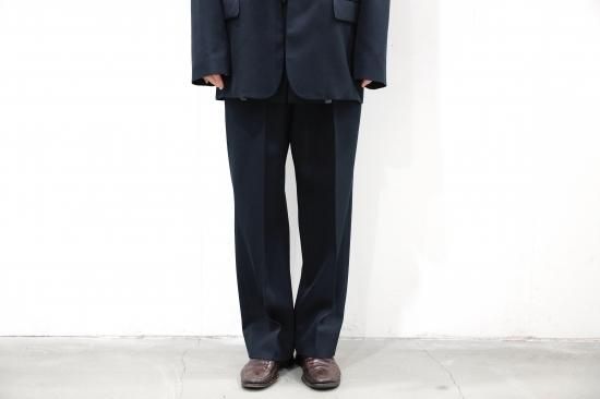 YOKE | 2TUCK WIDE GURKHA TROUSERS(OCEAN NAVY) | 2タック YOKE | 2TUCK WIDE GURKHA TROUSERS(OCEAN NAVY) | 2タック