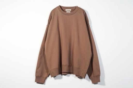 YOKE | OVERSIZED PIPING SWEAT SHIRT(TAUPE) | パイピングスウェット