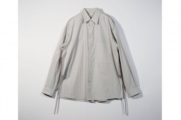 YOKE | PIPING SHIRT(SILVER GRAY) | パイピングシャツ(シルバーグレー ...