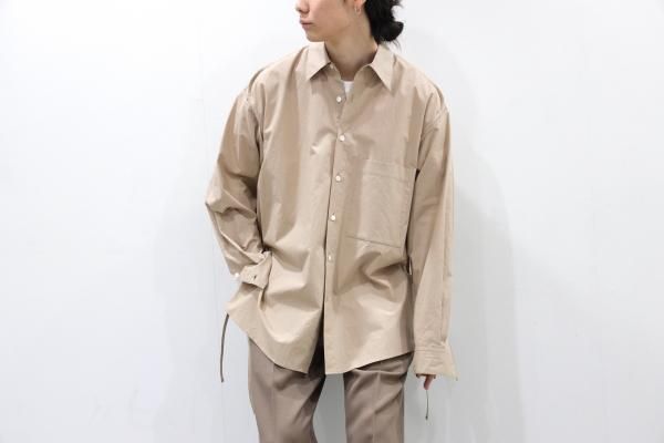 yoke PIPING SHIRT シャツ サイズ2 ライトグレー