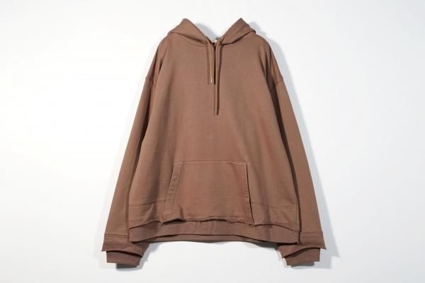 ▲YOKE RESIZED WIDE HOODIE taupe サイズ3