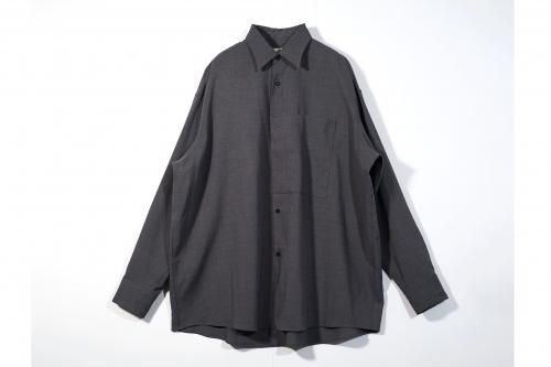 <img class='new_mark_img1' src='https://img.shop-pro.jp/img/new/icons47.gif' style='border:none;display:inline;margin:0px;padding:0px;width:auto;' />YOKE / OVERSIZED BIG POCKET SHIRT(DUSTY NAVY)