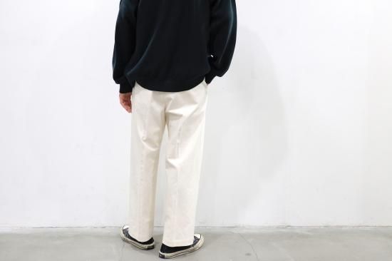 stein | シュタイン WIDE STRAIGHT TROUSERS(OFF) / ワイドストレート