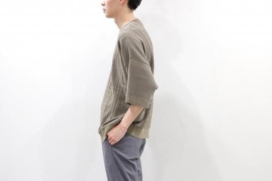 トップス 21ss yashiki Soyokaze Cardigan MOCHA YASHIKI / Soyokaze Cardigan(MOCHA) | ソヨカゼカーディガン