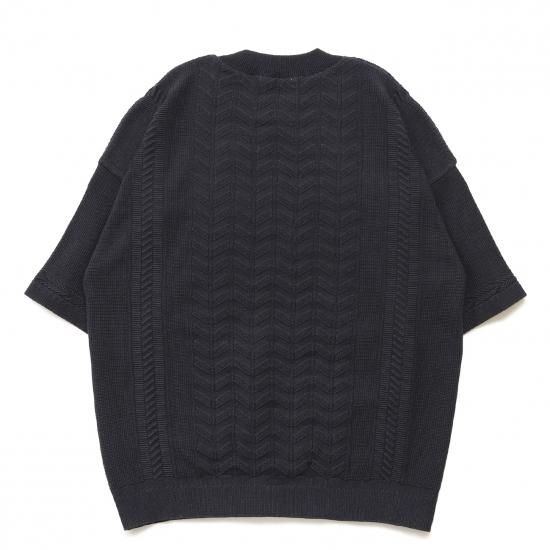 YASHIKI / Soyokaze Cardigan(BLACK) | ソヨカゼカーディガン(ブラック