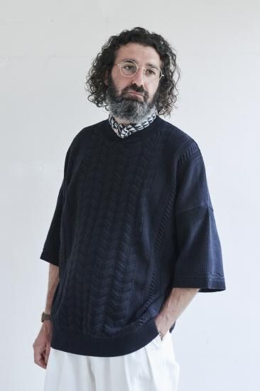YASHIKI / Soyokaze Cardigan(BLACK) | ソヨカゼカーディガン(ブラック