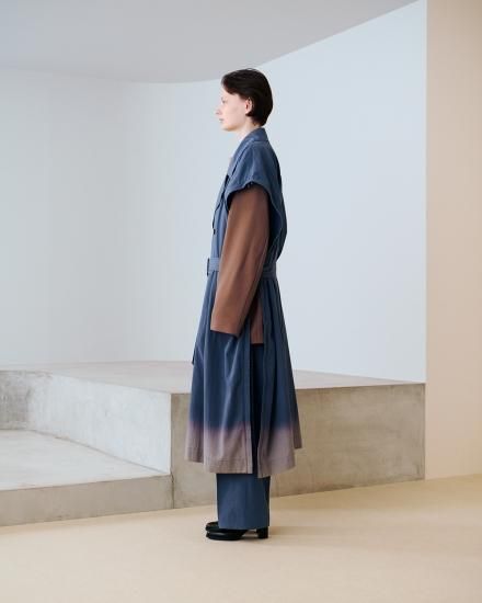 ジャケット・アウター YOKE DETACHABLE SLEEVES 11XL TRENCH COAT YOKE | DETACHABLE SLEEVES 11XL TRENCH COAT(FOG BLUE