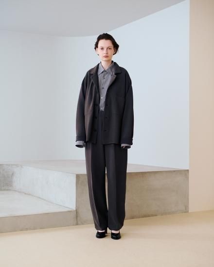 YOKE | TAPERED KNIT LOUNGE PANTS(CHARCOAL) | テーパード YOKE | TAPERED KNIT LOUNGE PANTS(CHARCOAL) | テーパード