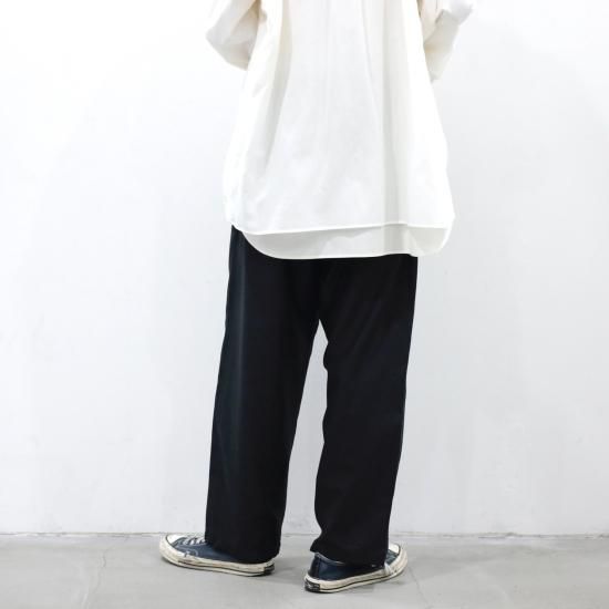 INTERIM GIZA BACK SATIN BAKER PANTS サイズ5 INTERIM/GIZA BACK SATIN BAKER PANTS (BEIGE)
