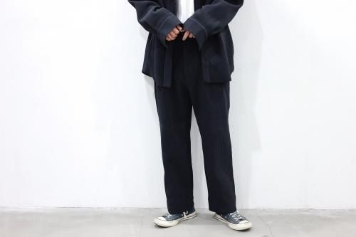 <img class='new_mark_img1' src='https://img.shop-pro.jp/img/new/icons47.gif' style='border:none;display:inline;margin:0px;padding:0px;width:auto;' />stein / GRADATION PLEATS TWO TUCK TROUSERS(BLACK) 