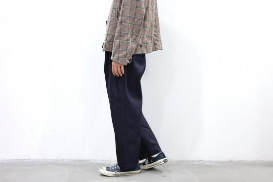stein | シュタイン BELTED WIDE STRAIGHT DENIM TROUSERS stein | シュタイン BELTED WIDE STRAIGHT DENIM TROUSERS