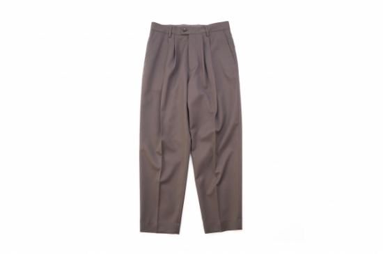 stein | シュタイン WIDE TAPERED TROUSERS(GR. BROWN) / ワイド stein | シュタイン WIDE TAPERED TROUSERS(GR. BROWN) / ワイド