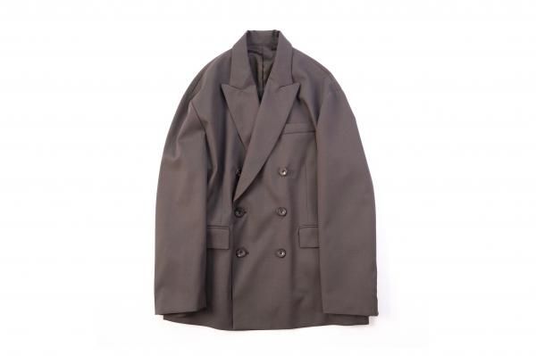 stein | シュタイン OVERSIZED DOUBLE BREASTED JACKET(GR. BROWN ...