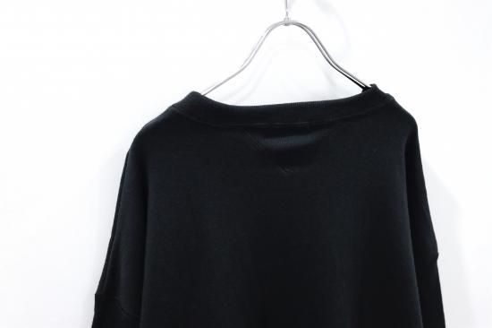 INTERIM/HYPER BIG V-GAZETTE LOOP WHEEL SIDE SEAMLESS SWEAT