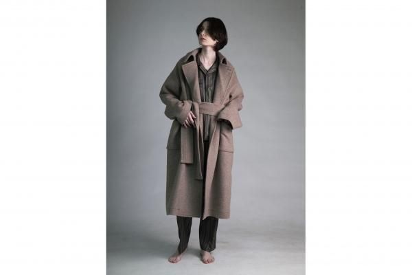 ジャケット・アウター ATHA DOUBLE MELTON FLUFFY MAXI COAT ATHA | アタ DOUBLE MELTONFLUFFY MAXI COAT(FAWN) / メルトン