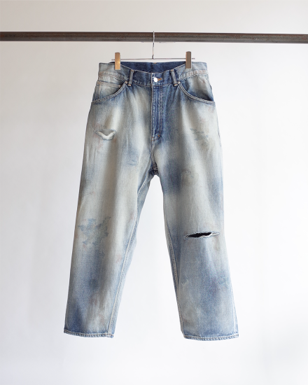 ANCELLM | アンセルム SELVEDGE TAPERED 5P DENIM PANTS(INDIGO