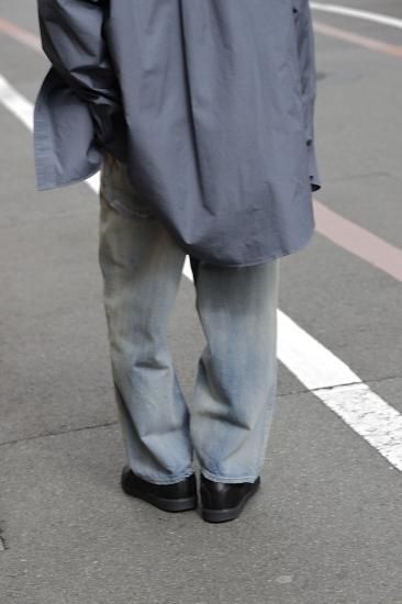 ancellm テーパードデニム　サイズ2 SELVEDGE TAPERED 5P BLACK DENIM PANTS – ANCELLM