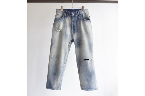 <img class='new_mark_img1' src='https://img.shop-pro.jp/img/new/icons2.gif' style='border:none;display:inline;margin:0px;padding:0px;width:auto;' />ANCELLM / SELVEDGE TAPERED 5P DENIM PANTS(INDIGO) 