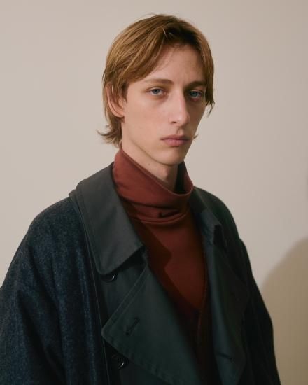 YOKE | REVERSIBLE TRENCH COAT (CHARCOAL) | リバーシブル YOKE | REVERSIBLE TRENCH COAT (CHARCOAL) | リバーシブル