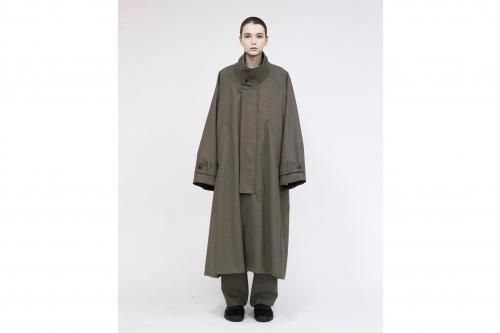 <img class='new_mark_img1' src='https://img.shop-pro.jp/img/new/icons47.gif' style='border:none;display:inline;margin:0px;padding:0px;width:auto;' />VOAAOV / OVERSIZE STANDCOLLAR COAT(BROWN)