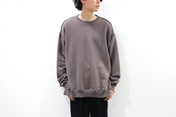 「高評価！」注目のレビュ YOKE | OVERSIZED PIPING SWEAT SHIRT(SMOKY PURPLE トップス