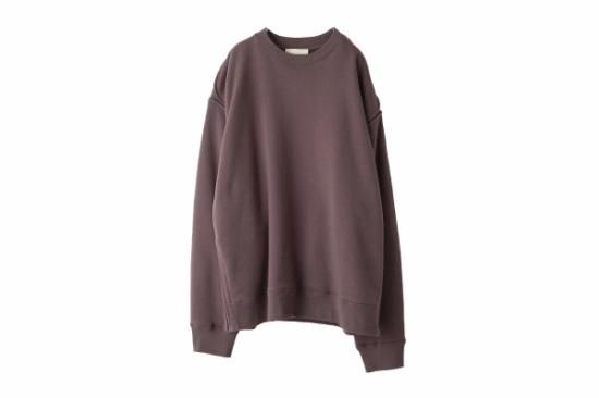 YOKE | OVERSIZED PIPING SWEAT SHIRT(SMOKY PURPLE YOKE | OVERSIZED PIPING SWEAT SHIRT(SMOKY PURPLE